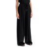 wide jersey pants for comfortable fit