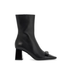 gianni ribbon leather ankle boots with