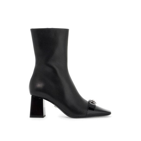 gianni ribbon leather ankle boots with