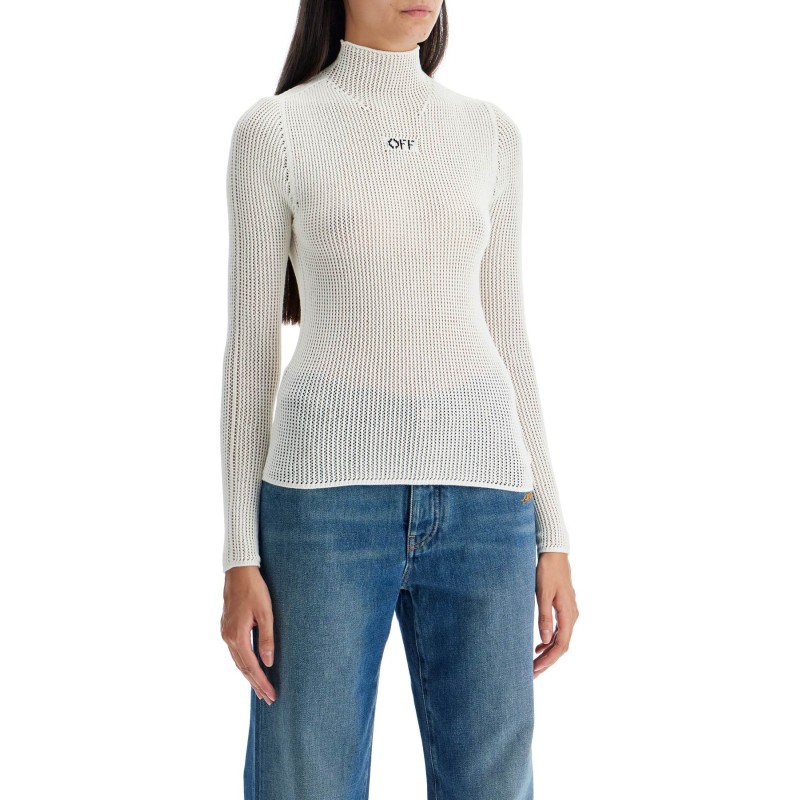 'off net high neck top'