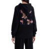 'pinkflower arrow hooded sweat