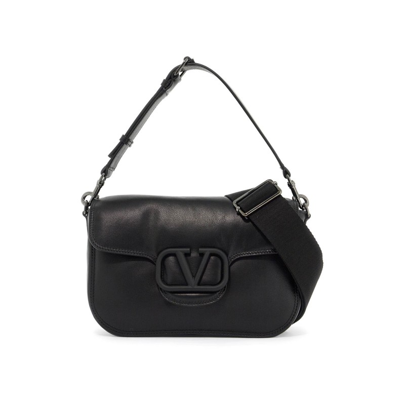 vlogo signature shoulder bag in nappa leather