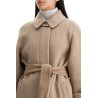 wool and cashmere coat with belt