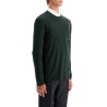 long-sleeved wool jersey t-shirt for men