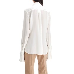 lelia shirt in silk crepe de chine