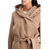 wool coat with hooded c