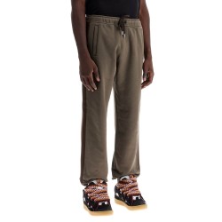 -side joggers with stripes