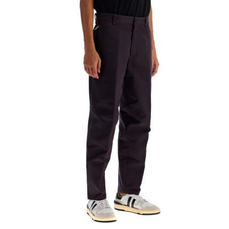 biker gabardine trousers