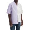 asymmetric bowling shirt with