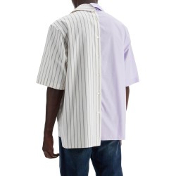 asymmetric bowling shirt with