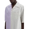 asymmetric bowling shirt with