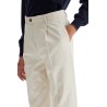 leisure fit gabardine trousers