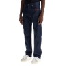 embroidered logo jeans with