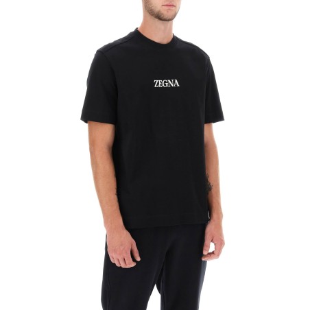 t-shirt with rubberized logo