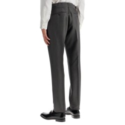 atticus wool and mohair mikado trousers