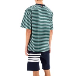 "striped oversized jersey t-shirt"