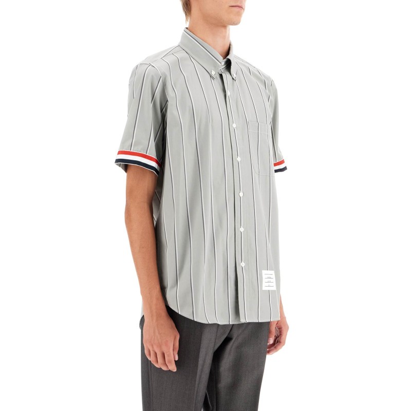 striped short-sleeved shirt