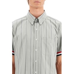 striped short-sleeved shirt