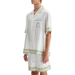 silk crayon temple tennis club shirt