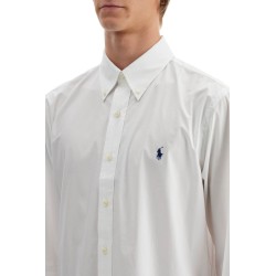 stretch poplin shirt for men