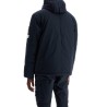 hooded micro twill jacket