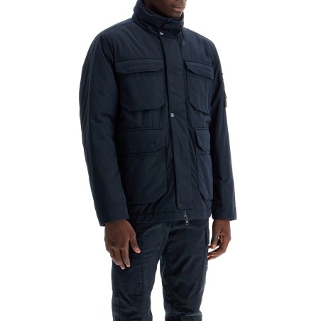 multi-pocket micro twill jacket