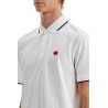 polo shirt with contrasting finishing details