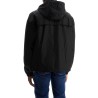 boxy windbreaker jacket with hood