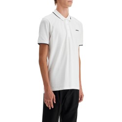 slim fit piqué polo shirt