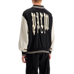 satin varsity jacket for