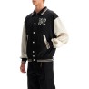 satin varsity jacket for