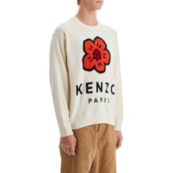 boke flower wool sweater