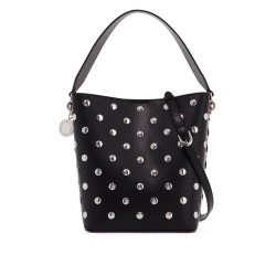 large frayme bucket bag with studs