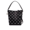 large frayme bucket bag with studs