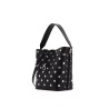 large frayme bucket bag with studs