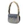 1dr denim and crystal shoulder bag