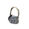 1dr denim and crystal shoulder bag