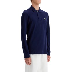 "classic fit long sleeve polo shirt