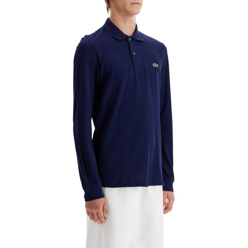 "classic fit long sleeve polo shirt