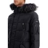 down jacket with wool and silk lining