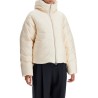 short down jacket in habotai silk blend