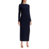 maxi form-fitting dress with side