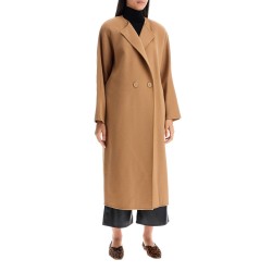 -breasted wool coat