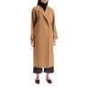 -breasted wool coat