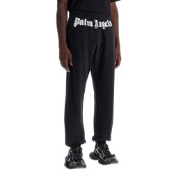 logo print joggers with seven