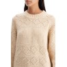 wool and cotton blend pullover