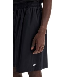 nylon stretch activewear bermuda shorts