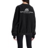 reflective logo sweatshirt with