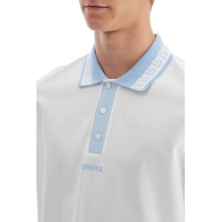 polo shirt with greek motif