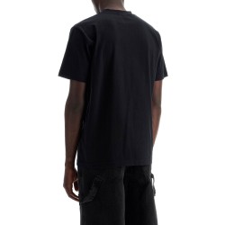 "round-neck t-shirt with off